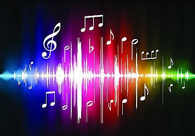 音樂聲波能